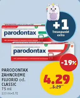 PENNY Parodontax zahncreme fluorid od. classic Angebot