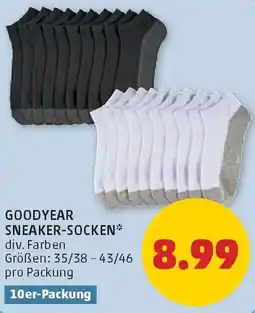 PENNY Goodyear sneaker socken Angebot