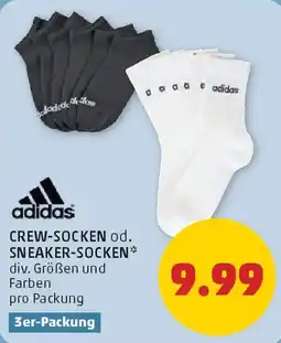 PENNY Adidas crew socken od. sneaker socken Angebot