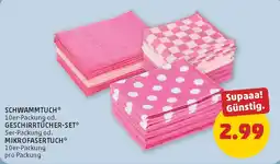 PENNY Schwammtuch od. geschirrtücher set od. mikrofasertuch Angebot