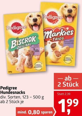 ADEG Pedigree Hundesnacks 123-500g Angebot