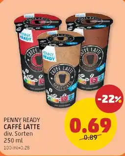 PENNY Penny ready caffé latte Angebot