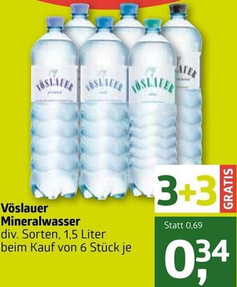 ADEG Vöslauer Mineralwasser Angebot