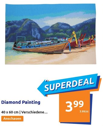 Action Diamond Painting 40x60 cm Angebot