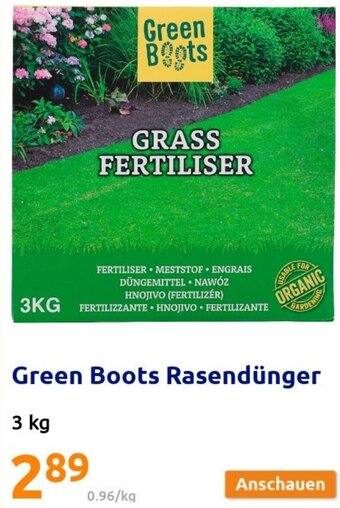 Action Green Boots Rasendünger 3 kg Angebot