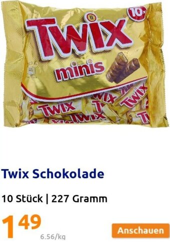 Action Twix Schokolade Angebot