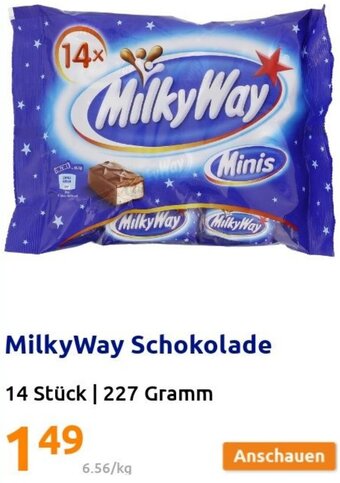 Action MilkyWay Schokolade Angebot