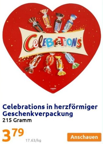 Action Celebrations In Herzförmiger Geschenkverpackung 215 Gramm Angebot