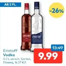 T&G Eristoff Vodka Angebot