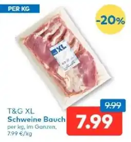 T&G T&G XL Schweine Bauch Angebot
