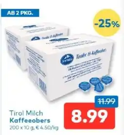 T&G Tirol Milch Kaffeeobers Angebot