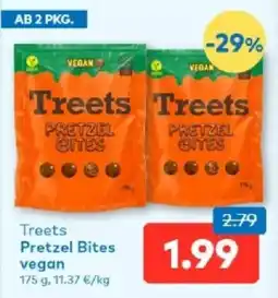 T&G Treetz Pretzel Bites vegan Angebot