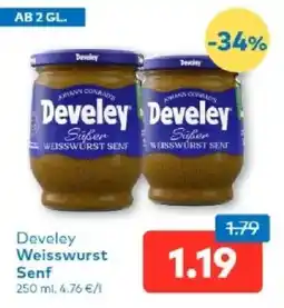 T&G Develey Weisswurst Senf Angebot