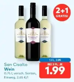 T&G San Cisalto Wein Angebot