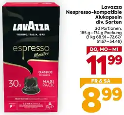 Billa Lavazza Nespresso-kompatible Alukapseln Angebot