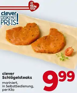 Billa clever Schlögelsteaks Angebot