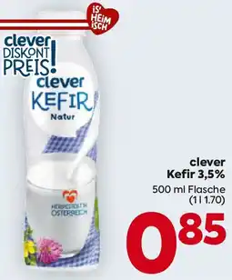 Billa clever Kefir 3,5% Angebot