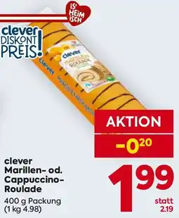 Billa clever Marillen od. Cappuccino Roulade Angebot