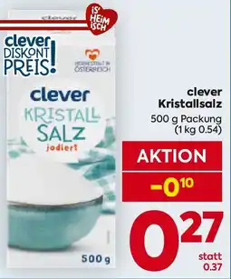 Billa clever Kristallsalz Angebot