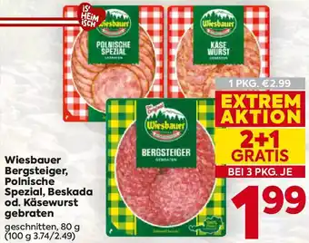 Wiesbauer Bergsteiger, Polnische Spezial, Beskada od. Käsewurst gebraten