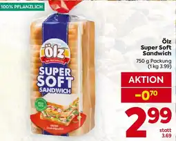 Billa Ölz Super Soft Sandwich Angebot