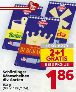Billa Schärdinger Käsescheiben Angebot