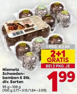 Billa Niemetz Schwedenbomben 6 Stk. Angebot