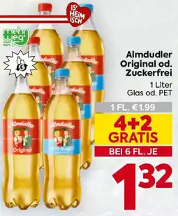 Billa Almdudler Original od. Zuckerfrei Angebot