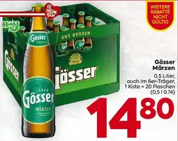 Billa Gösser Märzen Angebot