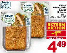 Billa clever Ofen-/Grill Lachs Kräuter Angebot