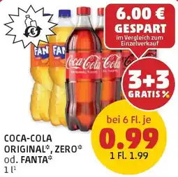 PENNY Coca-cola original, zero od. fanta Angebot