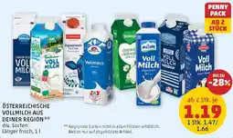 PENNY Österreichische vollmilch aus deiner region Angebot