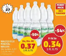 PENNY Waldquelle Mineralwasser Angebot