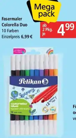 Pagro Diskont Pelikan Fasermaler Colorella Duo Angebot
