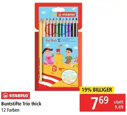 Pagro Diskont Stabilo Buntstifte Trio thick Angebot