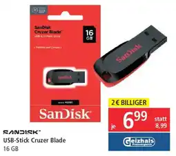 Pagro Diskont SanDisk USB-Stick Cruzer Blade Angebot