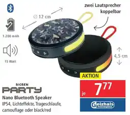 Pagro Diskont Bigben Party Nano Bluetooth Speaker Angebot