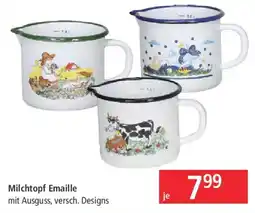 Pagro Diskont Milchtopf Emaille Angebot