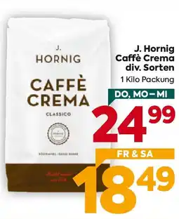 Billa J. Hornig Caffè Crema Angebot