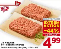 Billa Ja! Natürlich Bio-Rinderfaschiertes Angebot