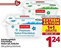Billa Salzburg Milch Frischkäse Natur od. Kräuter Angebot