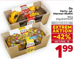 Billa Ölz Party-od. Marmor-Muffin Angebot
