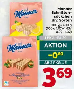 Billa Manner Schnittensäckchen Angebot