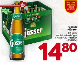 Billa Gösser Märzen Angebot