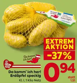Billa Da komm ich her! Erdäpfel speckig Angebot