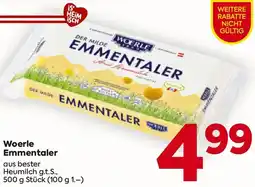 Billa Woerle Emmentaler Angebot