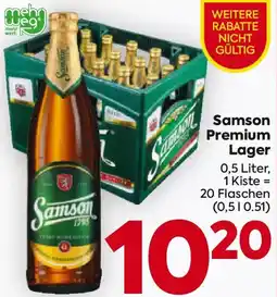Billa Samson Premium Lager Angebot