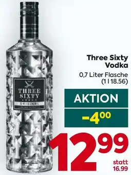 Billa Three Sixty Vodka Angebot