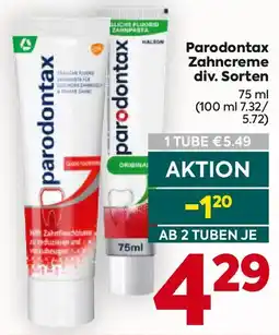 Billa Parodontax Zahncreme Angebot