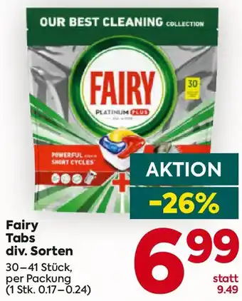 Billa Fairy Tabs Angebot